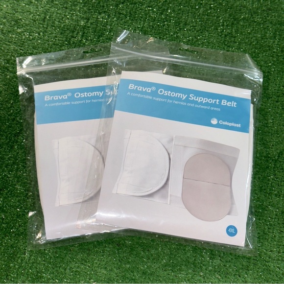 Brava Ostomy Support Belt Brava 4X-Large, 50 to 58 Inch Waist, White 1/BX - Picture 1 of 3